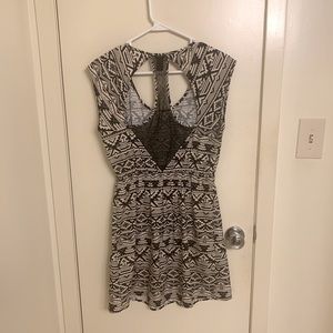 Black/White/Grey dress